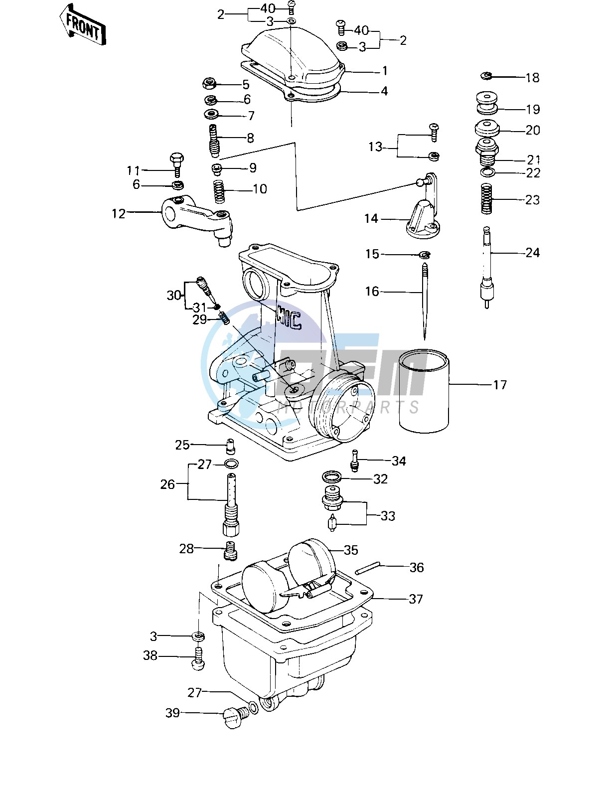 CARBURETOR PARTS -- CANADA- - -- 80 D3- -