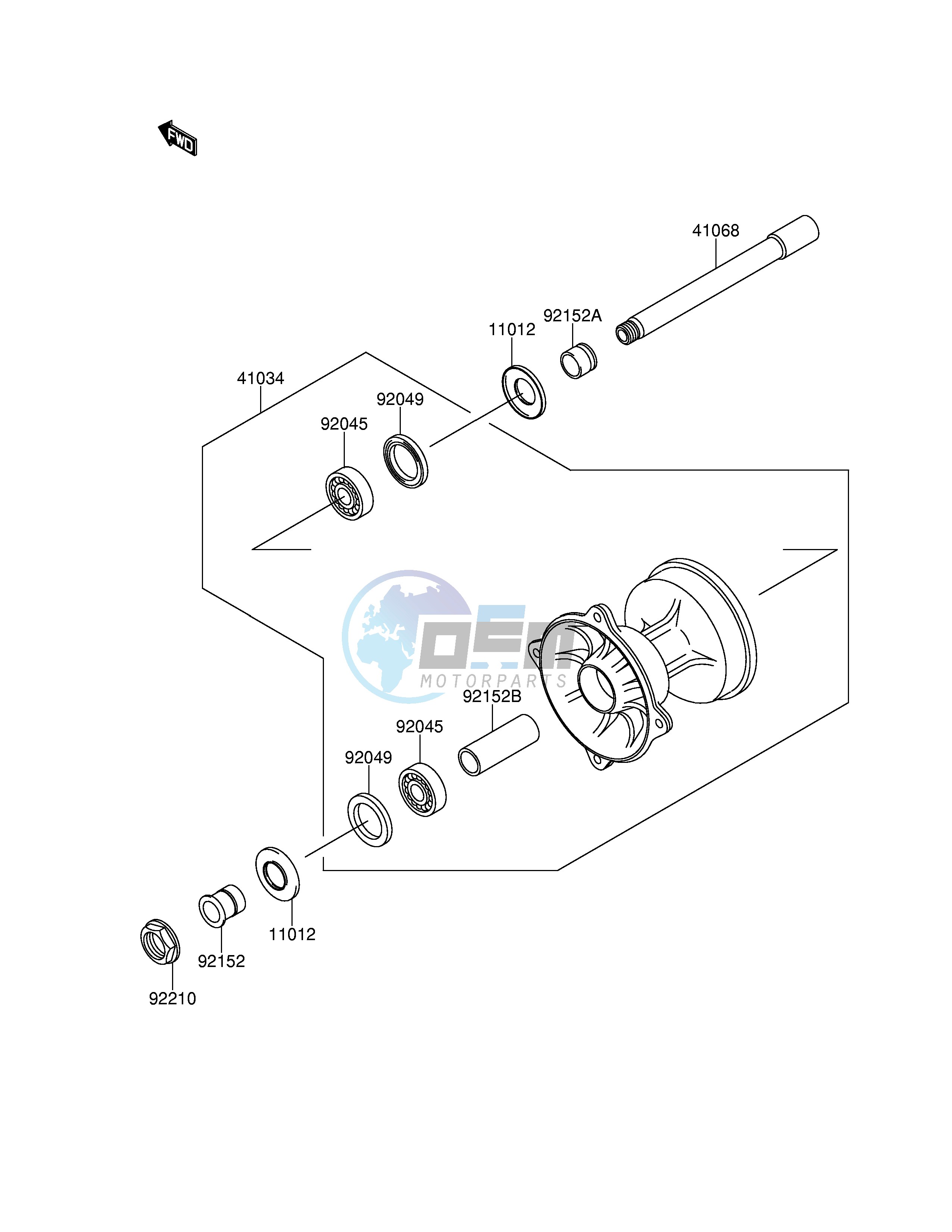 FRONT HUB