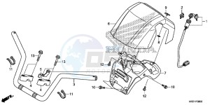 TRX420TE1H Europe Direct - (ED) drawing HANDLE PIPE