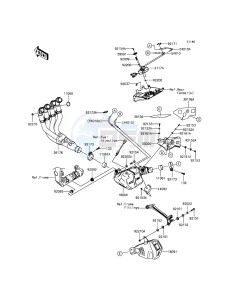 NINJA ZX-10R ABS ZX1000KFFA FR XX (EU ME A(FRICA) drawing Muffler(s)