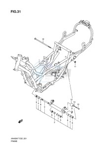 AN400 ABS BURGMAN EU-UK drawing FRAME