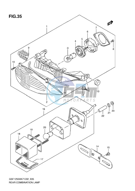 REAR COMBINATION LAMP