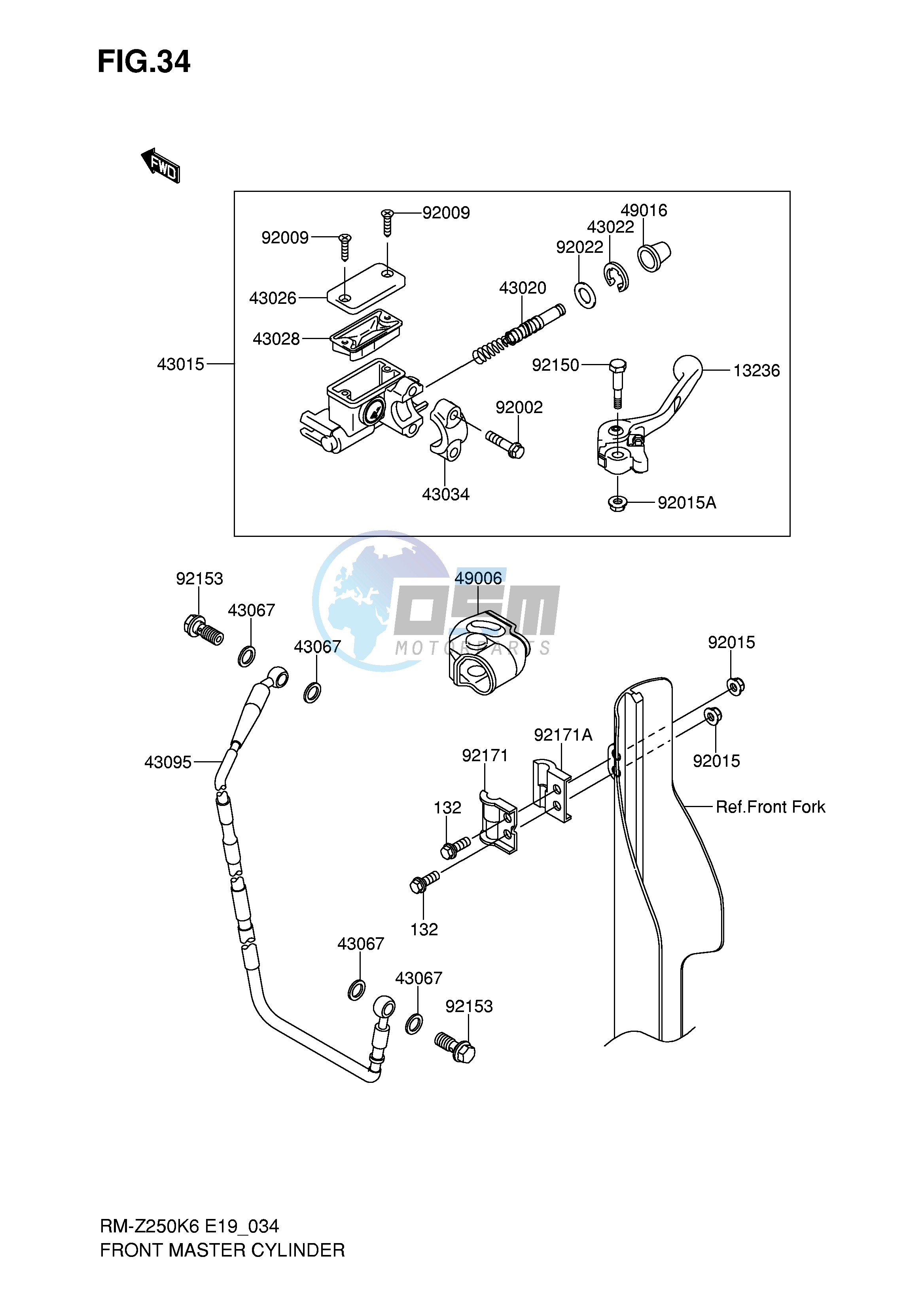 FRONT MASTER CYLINDER