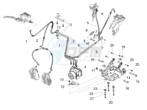 SHIVER 900 E4 ABS (EMEA, LATAM) drawing ABS Brake system