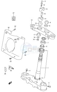 VL1500 (E2) drawing STEERING STEM (MODEL K1 K2 K3 K4)