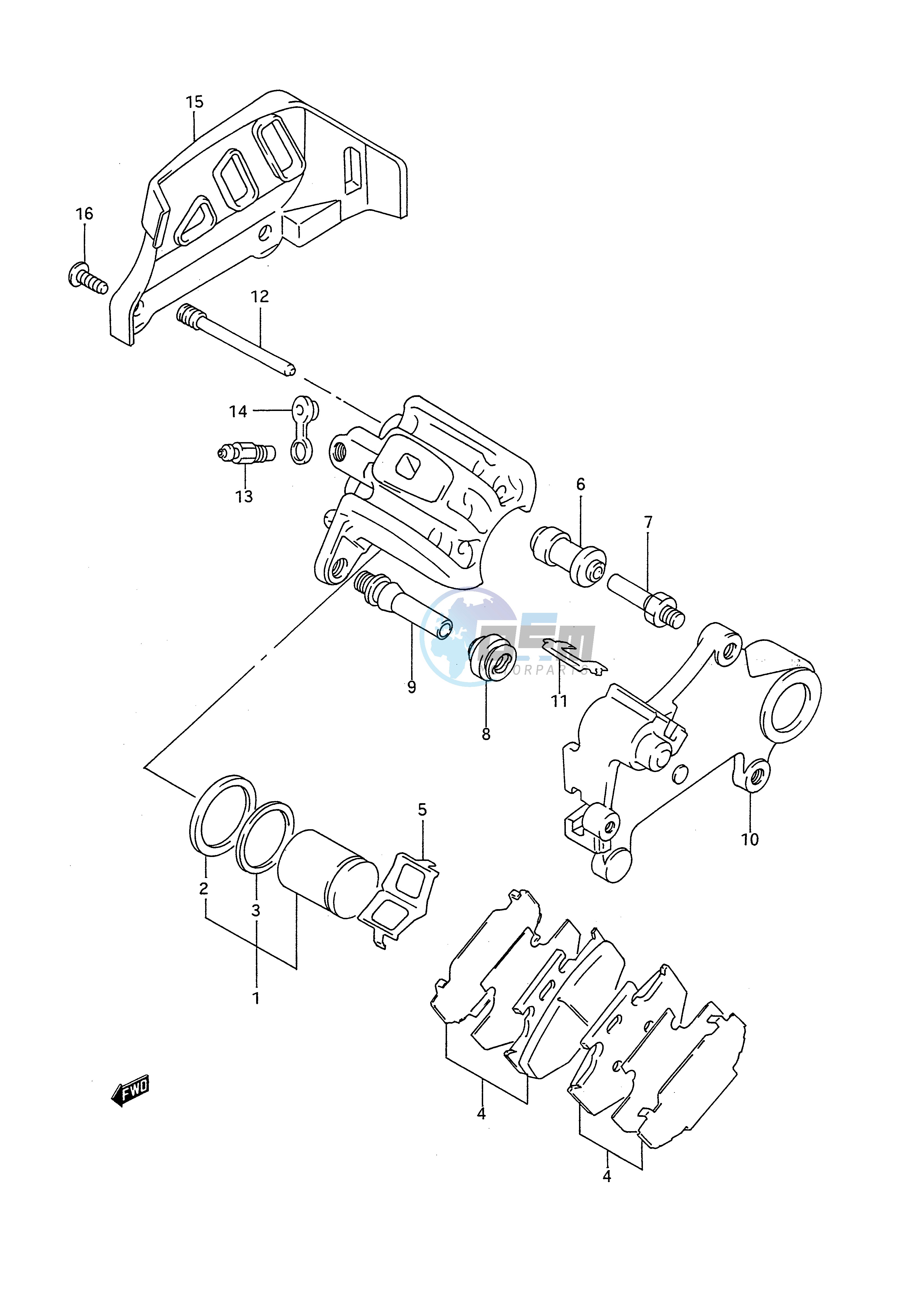 REAR CALIPERS (MODEL N)