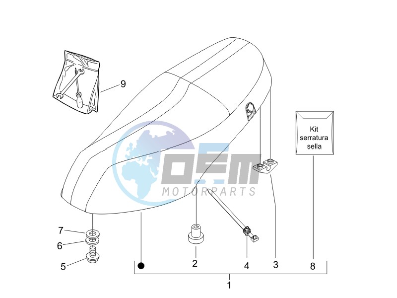 Saddle seats - Tool roll