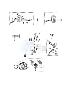 KISBEE 4T OY D drawing BRAKING SYSTEM