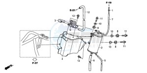 ST1300 drawing EVAP CANISTER