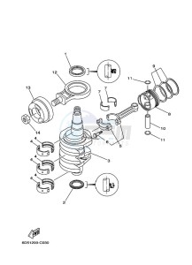 F25AMHS drawing CRANKSHAFT--PISTON