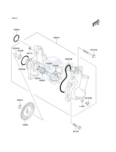 KSF 400 A [KFX400) (A1-A3) [KFX400) drawing WATER PUMP-- A3- -