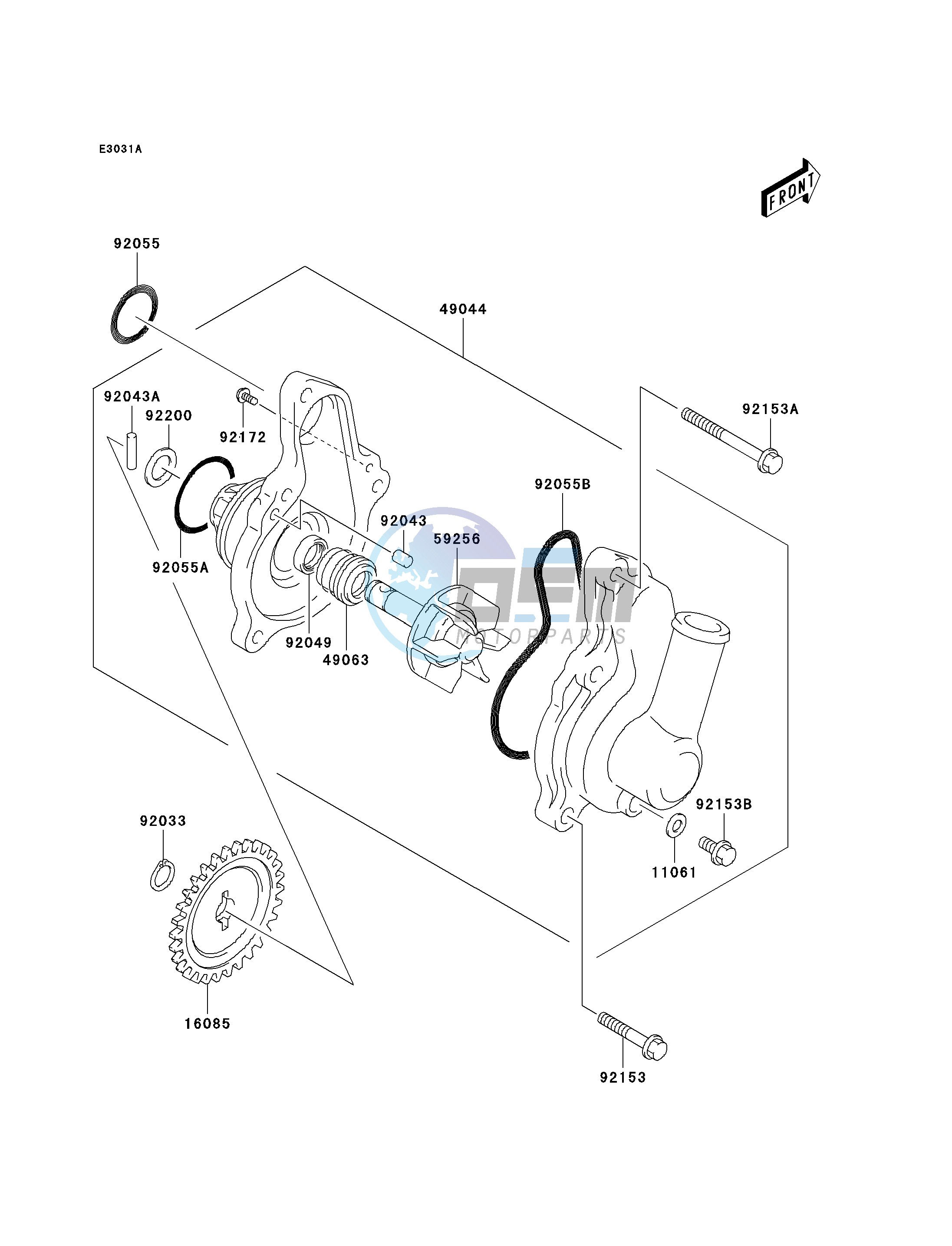 WATER PUMP-- A3- -