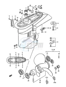 DT 75 drawing Gear Case