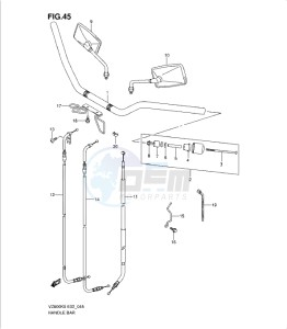 VZ800K9 drawing HANDLEBAR