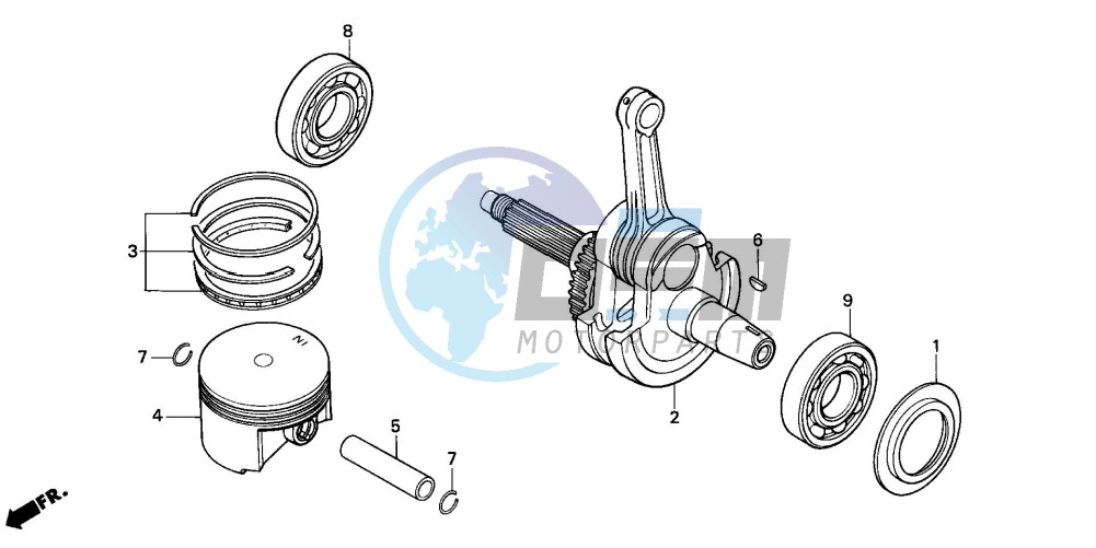 PISTON/CRANKSHAFT