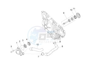 RS 125 RS 4T E4 ABS (EMEA) drawing Water pump