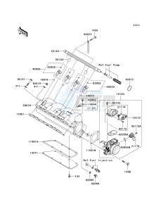 JT 1500 A [STX-15F] (A6F-A9F) A9F drawing THROTTLE