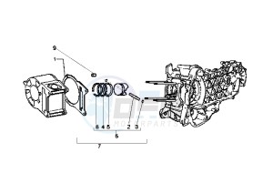 Beverly RST 250 drawing Cylinder - Piston