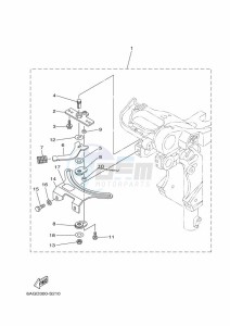 F15CMHL drawing TILLER-HANDLE