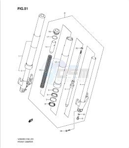 VZ800K9 drawing FRONT DAMPER