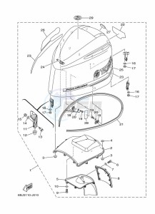 F300AETU drawing FAIRING-UPPER