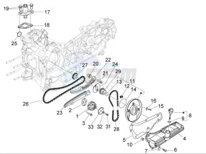 Liberty 200 4t Sport e3 drawing Oil pump