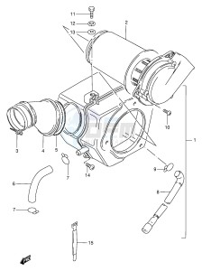 GN125 (E1) drawing AIR CLEANER