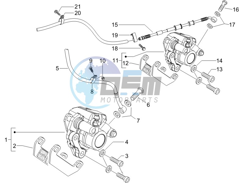 Brakes hose  - Calipers