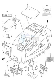 DT 115 drawing Engine Cover (DT115S