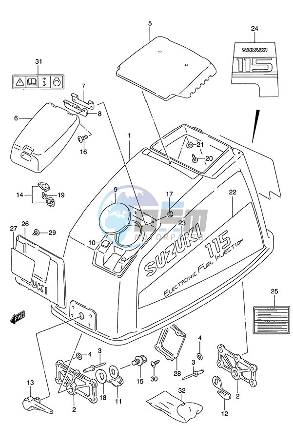 Engine Cover (DT115S