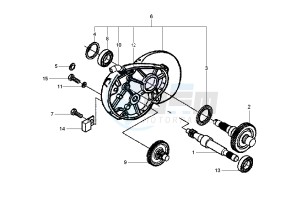 Fly 150 drawing Gear group