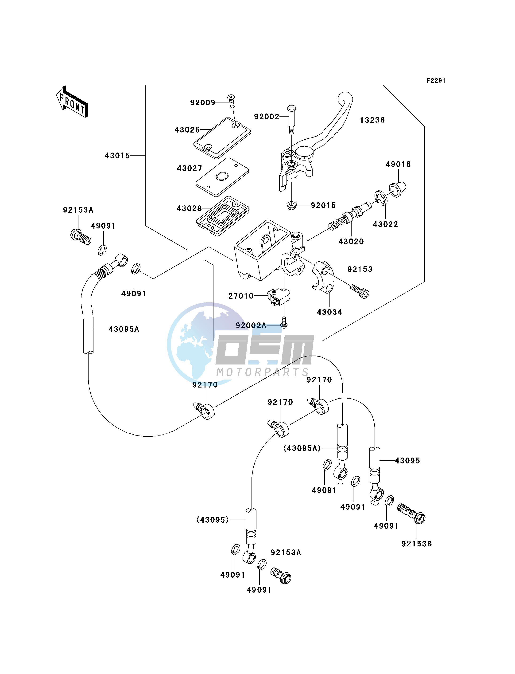 FRONT MASTER CYLINDER