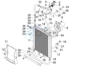 Runner 200 ST 4t e3 drawing Cooling system