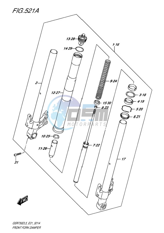 FRONT FORK DAMPER