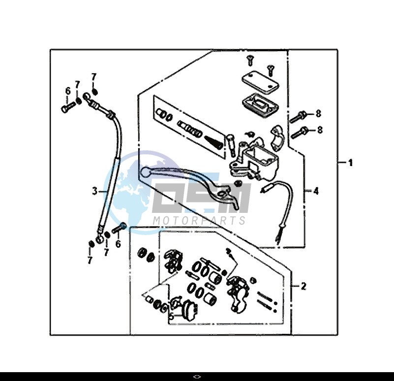 FRONT BRAKE MASTER CYLINDER