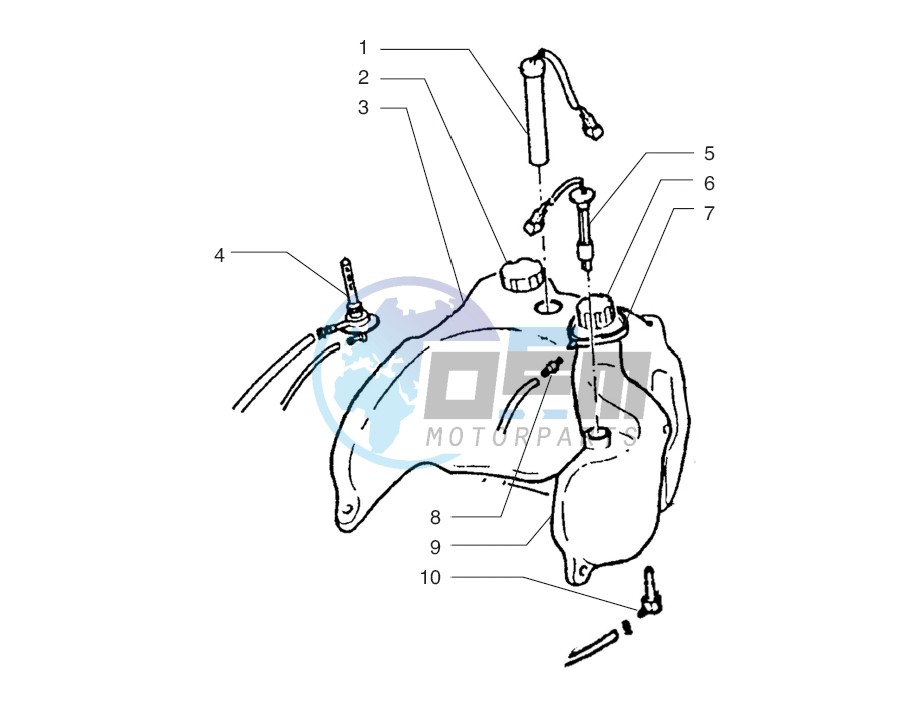 Fuel tank-Oil tank