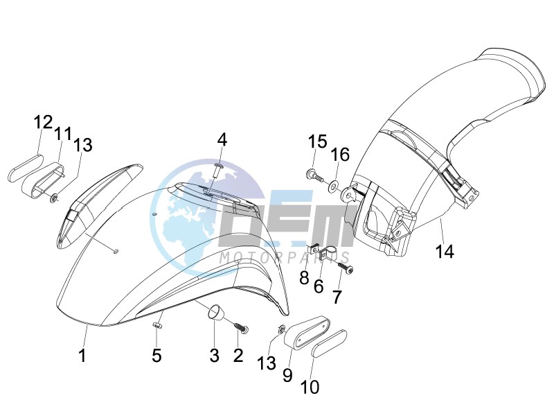 Wheel housing - Mudguard