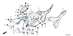 TRX420FPMB drawing SIDE COVER/TANK COVER