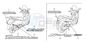 FES125 S-WING drawing MARK