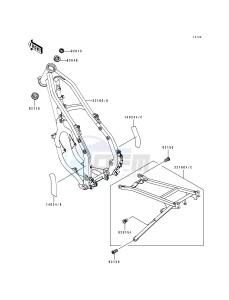 KX 125 H [KX125] (H1-H2) [KX125] drawing FRAME