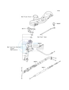 ZX 1000 D [NINJA ZX-10R] (D6F-D7FA) D6F drawing CABLES