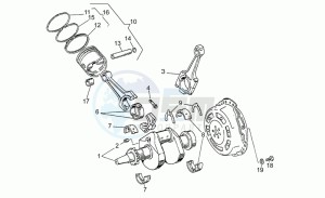 Strada 750 drawing Drive shaft