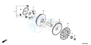 NSC50MPDE NSC50MPDE UK - (E) drawing DRIVE FACE