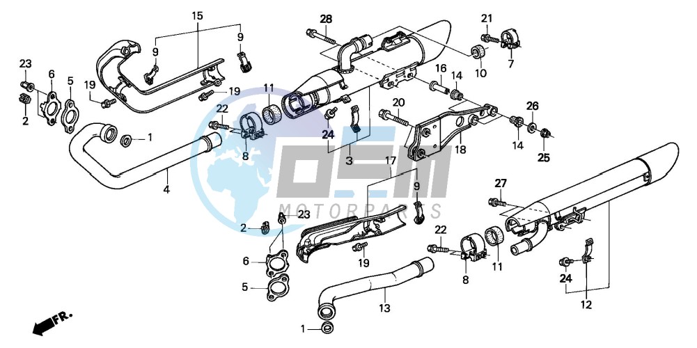 EXHAUST MUFFLER