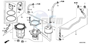 TRX500FED TRX500FE Europe Direct - (ED) drawing FUEL PUMP