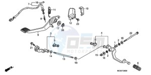 ST13009 France - (F / CMF MME) drawing PEDAL