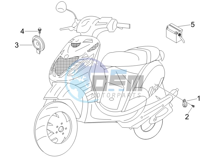 Remote control switches - Battery - Horn