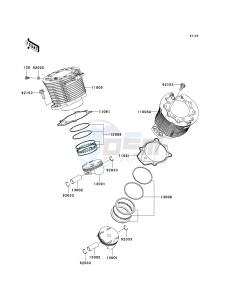 VN 2000 D [VULCAN 2000 LIMITED] (6F) D6F drawing CYLINDER_PISTON-- S- -