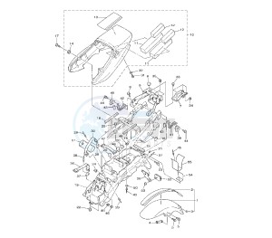 XJR 1300 drawing FENDER