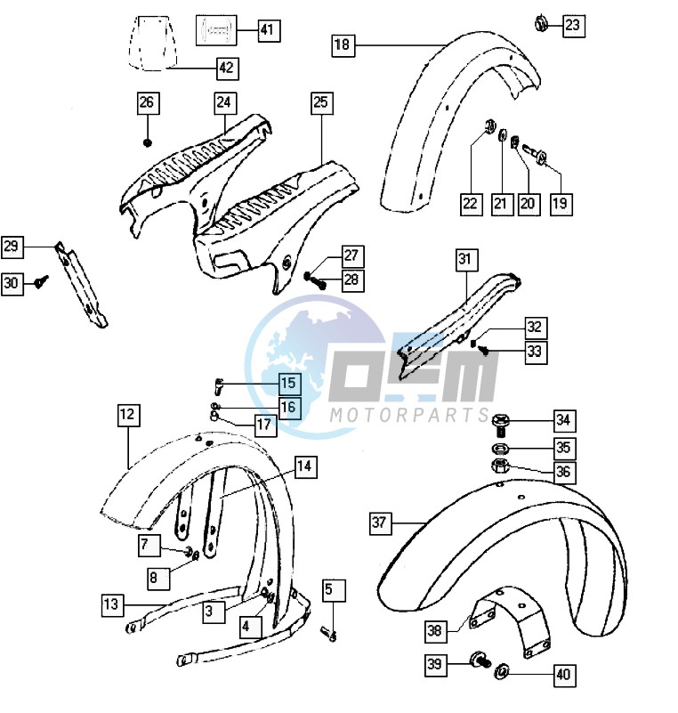 Mudguards-covers